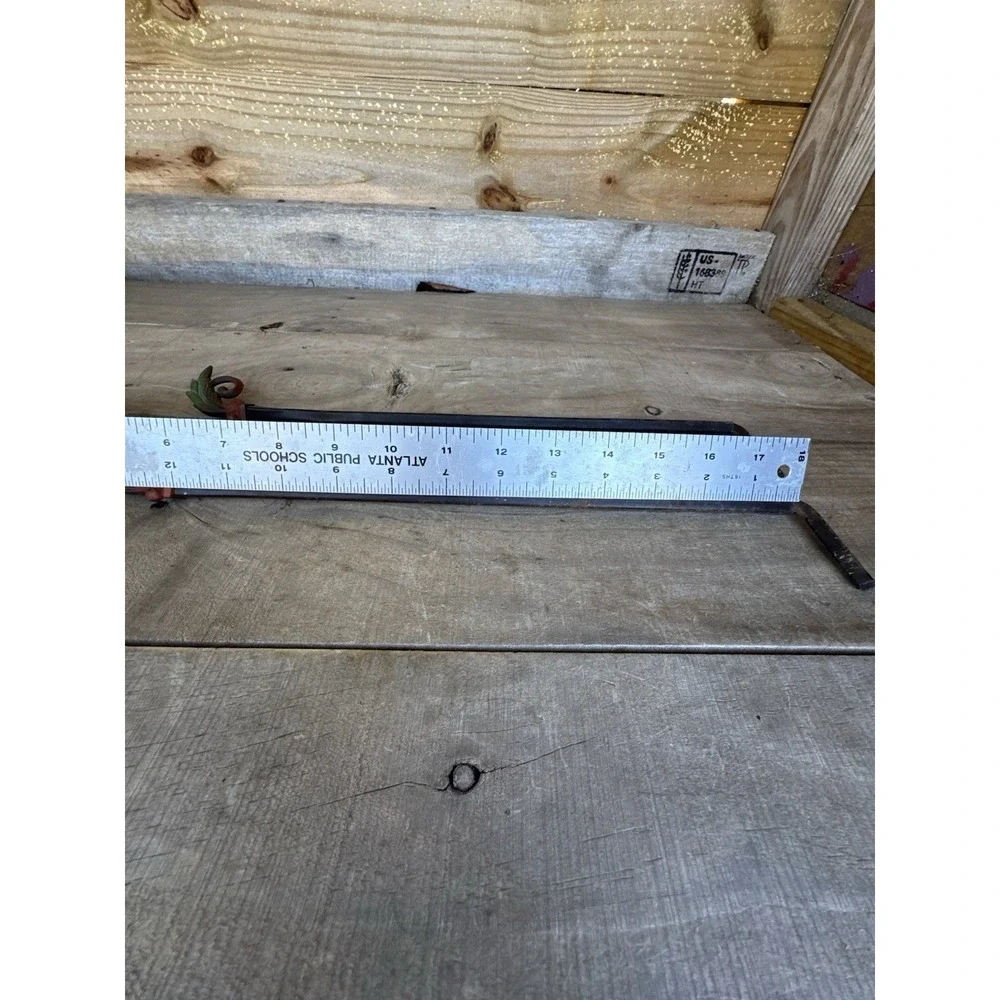 Vintage Cast‎ Iron French Door Decorative Curtain Rods